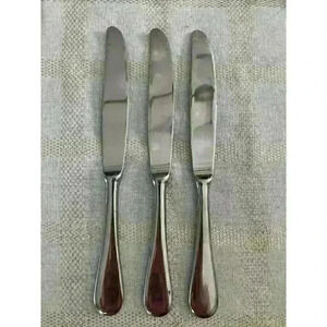 3 - Oneida ISLET All Glossy 18/10 Stainless Korea Flatware 9" DINNER KNIVES‎